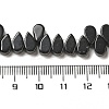 Natural Black Mahogany Obsidian Beads Strands G-B064-B53-5