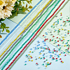 Electroplate Glass Beads Strands EGLA-PH0003-13-4