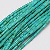 Synthetic Turquoise Beads Strands TURQ-G120-3x5mm-13-1