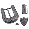 1Pc Belt Alloy Buckle Sets FIND-GF0008-76B-1