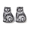 Czech Pressed Glass Beads GLAA-I061-02B-1