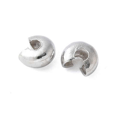 Iron Crimp Beads Covers IFIN-H030-N-1