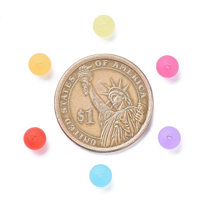 Transparent Acrylic Ball Beads FACR-R021-6mm-M-1