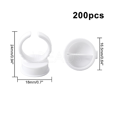 Fiber Tattoo Rings Cups MRMJ-WH0068-90-1