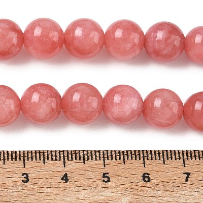 Dyed Natural Malaysia Jade Beads Strands G-G021-02C-22-1