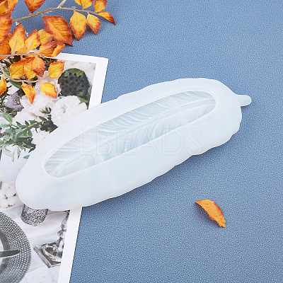 Feather Jewelry Tray Silicone Molds DIY-SC0010-29-1