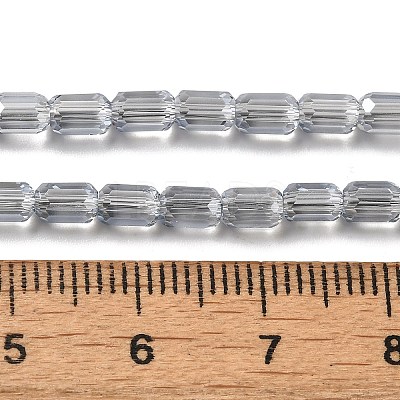 Electroplate Glass Beads Strands EGLA-D031-01-28-1