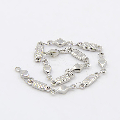 Tarnish Resistant 304 Stainless Steel Link Chains CHS-K001-45-1