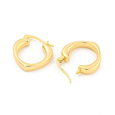 Brass Hoop Earrings for Women EJEW-K286-04G-1