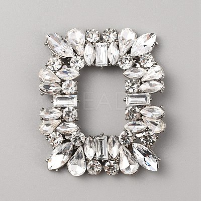 Alloy Crystal Rhinestone Shoe Decorations FIND-WH0153-05P-1
