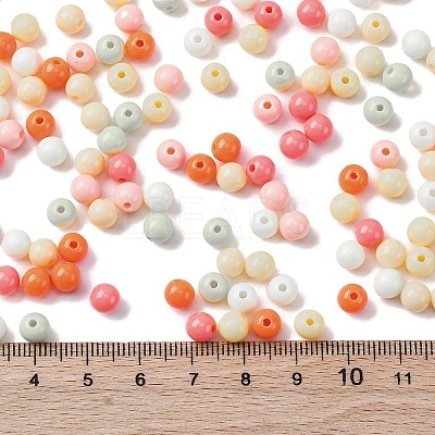Opaque Acrylic Beads SACR-Q004-01F-1