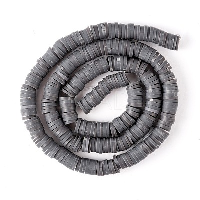 Handmade Polymer Clay Beads Strands CLAY-R089-6mm-Q062-1