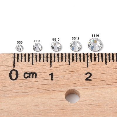 Preciosa&reg Crystal Hotfix Flatback Stones Y-PRC-HSS12-60310-200-1