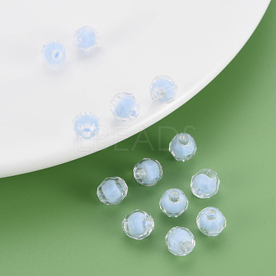 Transparent Acrylic Beads TACR-S152-17A-SS2113-1