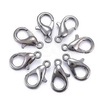 Zinc Alloy Lobster Claw Clasps X-E105-B-1