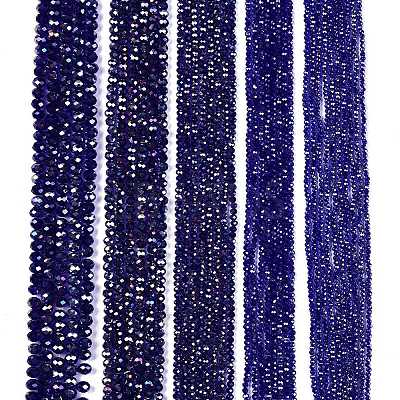 Electroplate Glass Beads Strands LS-EGLA-A044-T6mm-B06-1
