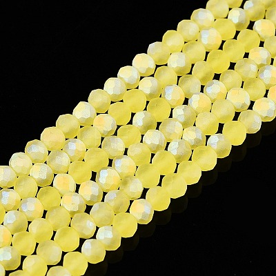 Transparent Glass Beads Strands EGLA-A044-T2mm-MB29-1