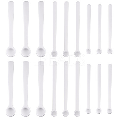 30Pcs 3 Styles Plastic Spoons AJEW-TA0001-89-1
