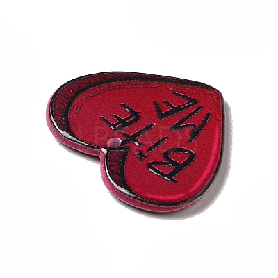 Double-sided Printed  Acrylic Pendants MACR-M022-03D-1