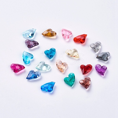 Transparent Acrylic Charms MACR-G055-11mm-M-1