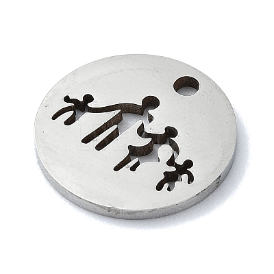Non-Tarnish 304 Stainless Steel Charms STAS-C097-35P-1