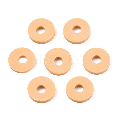 Handmade Polymer Clay Beads X-CLAY-Q251-6.0mm-54-1