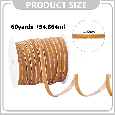 Nylon Single Face Velvet Ribbons OCOR-HY0001-72A-1