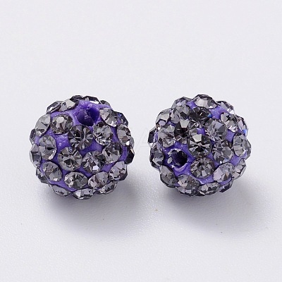 Pave Disco Ball Beads RB-H258-10MM-539-1