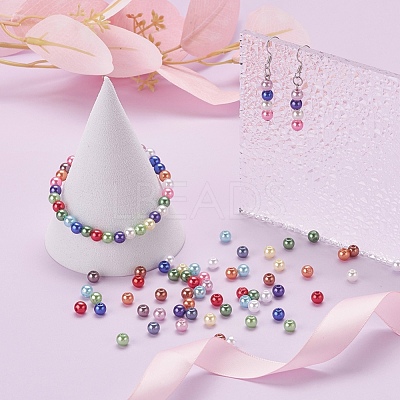 1200Pcs 15 Colors Imitation Pearl Acrylic Beads OACR-YW0001-12-1