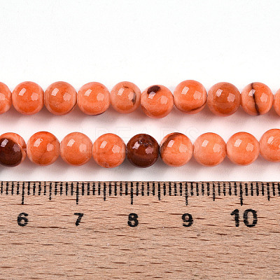 Natural Persian Jade Beads Strands G-A255-A02-01J-1