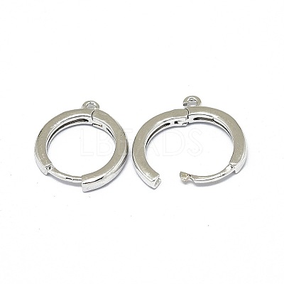 Brass Huggie Hoop Earring Findings LS-PALLOY-F249-19P-1