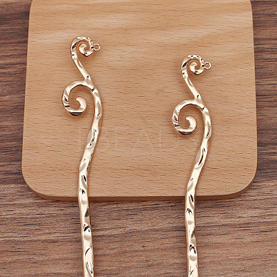 Alloy Vine Hair Sticks OHAR-PW0006-14B-1
