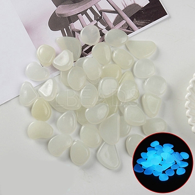 Resin Luminous Glow in the Dark Pebbles Stone PW-WG30806-03-1