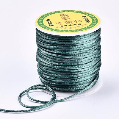 Nylon Satin Rattail Cords NWIR-R033-1.5mm-222-1
