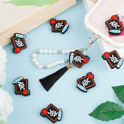 10Pcs Silicone Beads SIL-SC0001-31-1