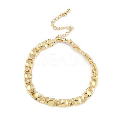 Rack Plating Brass Bracelets for Women BJEW-K244-06A-G-1