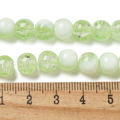 Crackle Glass Beads X1-GLAA-U001-8mm-09-1