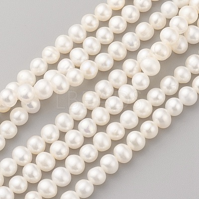 Natural Cultured Freshwater Pearl Beads Strands PEAR-G007-19-1