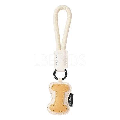 PU Leather Letter Pendant Decoration HJEW-YWC0002-001I-1