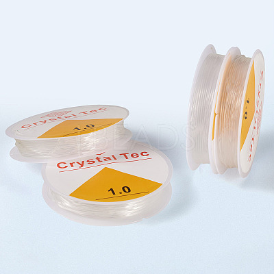 4 Rolls Round Crystal Elastic Stretch Thread EW-TA0001-09D-1