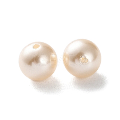 Plastic Imitation Pearl Beads FIND-M059-01D-02-1
