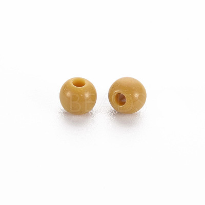 Opaque Acrylic Beads X-MACR-S370-C6mm-29-1