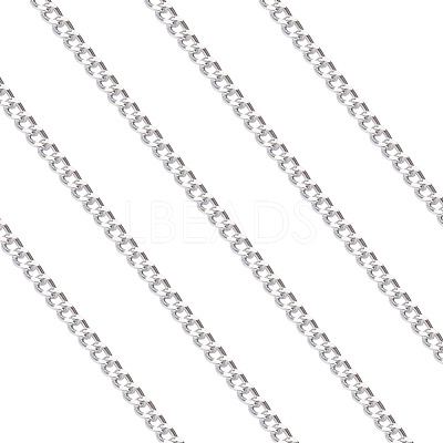 Aluminium Curb Chains X-CHA-T001-19S-1