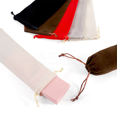 10Pcs Velvet Drawstring Pouches TP-TA0001-06B-1