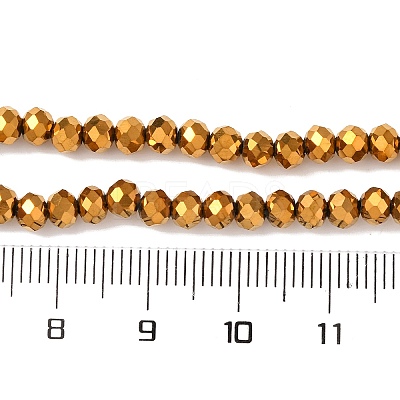 Electroplate Transparent Glass Beads Strands EGLA-A034-T4mm-UA01-1