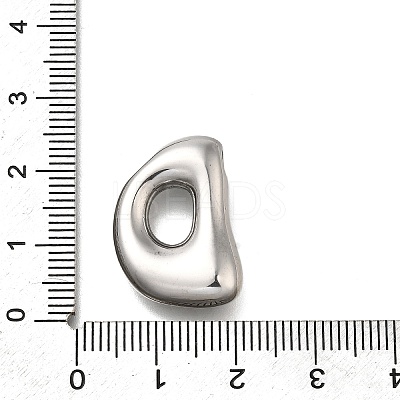 304 Stainless Steel Pendants STAS-S166-02P-04-1