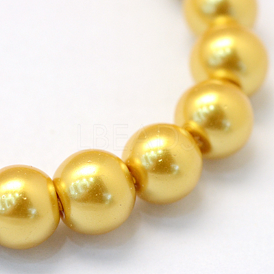 Baking Paint Glass Pearl Bead Strands HY-Q003-3mm-31-1