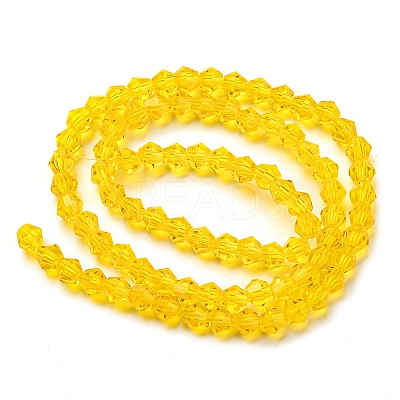 Transparent Glass Beads Strands EGLA-A039-T4mm-D22-1