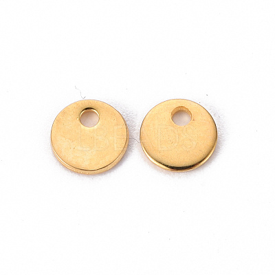 201 Stainless Steel Stamping Blank Tag Pendants LS-STAS-T058-6mm-G-1