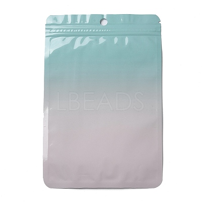 Rectangle Glitter Holographic PVC Resealable Packaging Bags ABAG-P011-01G-01-1